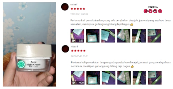 Testimoni SKINTIFIC - Salicylic Acid Acne Spot Treatment Gel 12 Hours Cure Acne